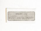 Dekal "Made in Western GERMANY"