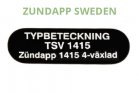 Typbeteckningsdekal TSV1415 till ZÜNDAPP CX50 modell 448-270 1981-1983